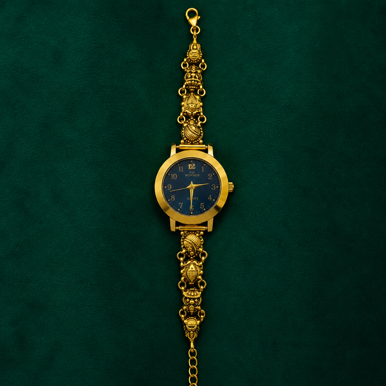 🌌🕰️ Midnight Blue Heritage Silver Watch - 4.500 GM