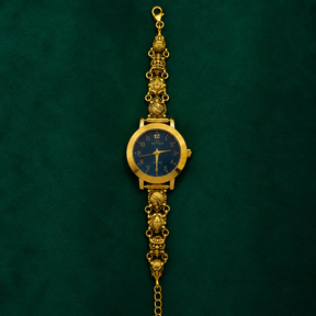 🌌🕰️ Midnight Blue Heritage Silver Watch - 4.500 GM