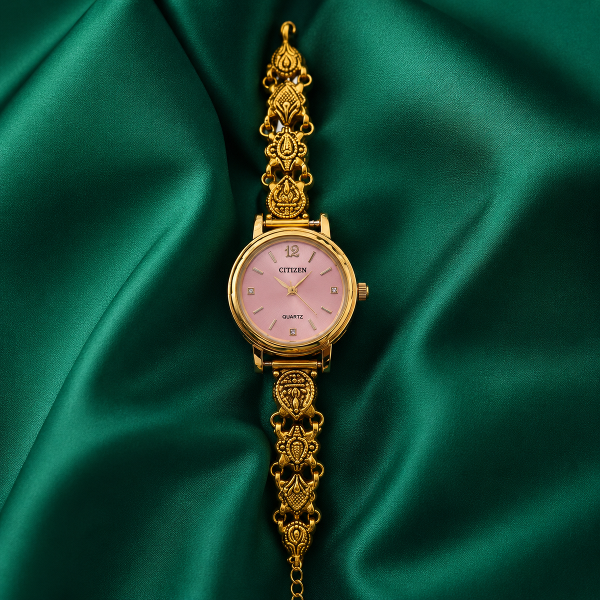 🌷✨ Blush Radiance Heritage Silver Watch - 4.500 GM