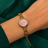 🌸💗 Blush Pink Heritage Silver Watch - 4.500 GM