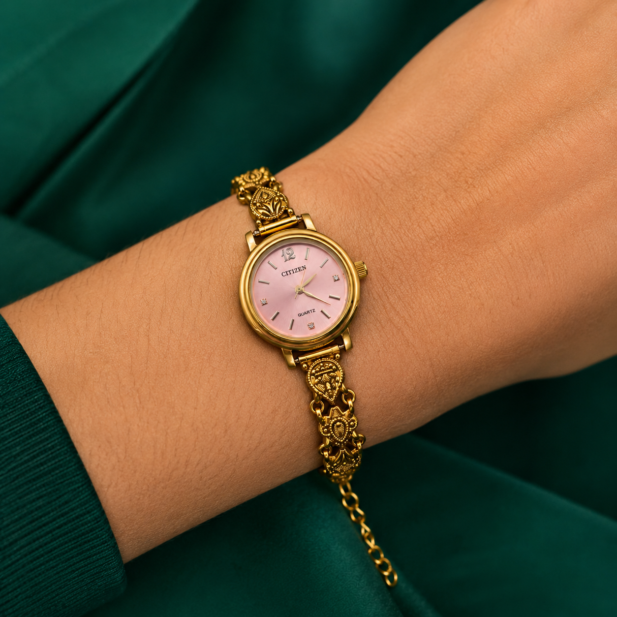 🌸💗 Blush Pink Heritage Silver Watch - 4.500 GM