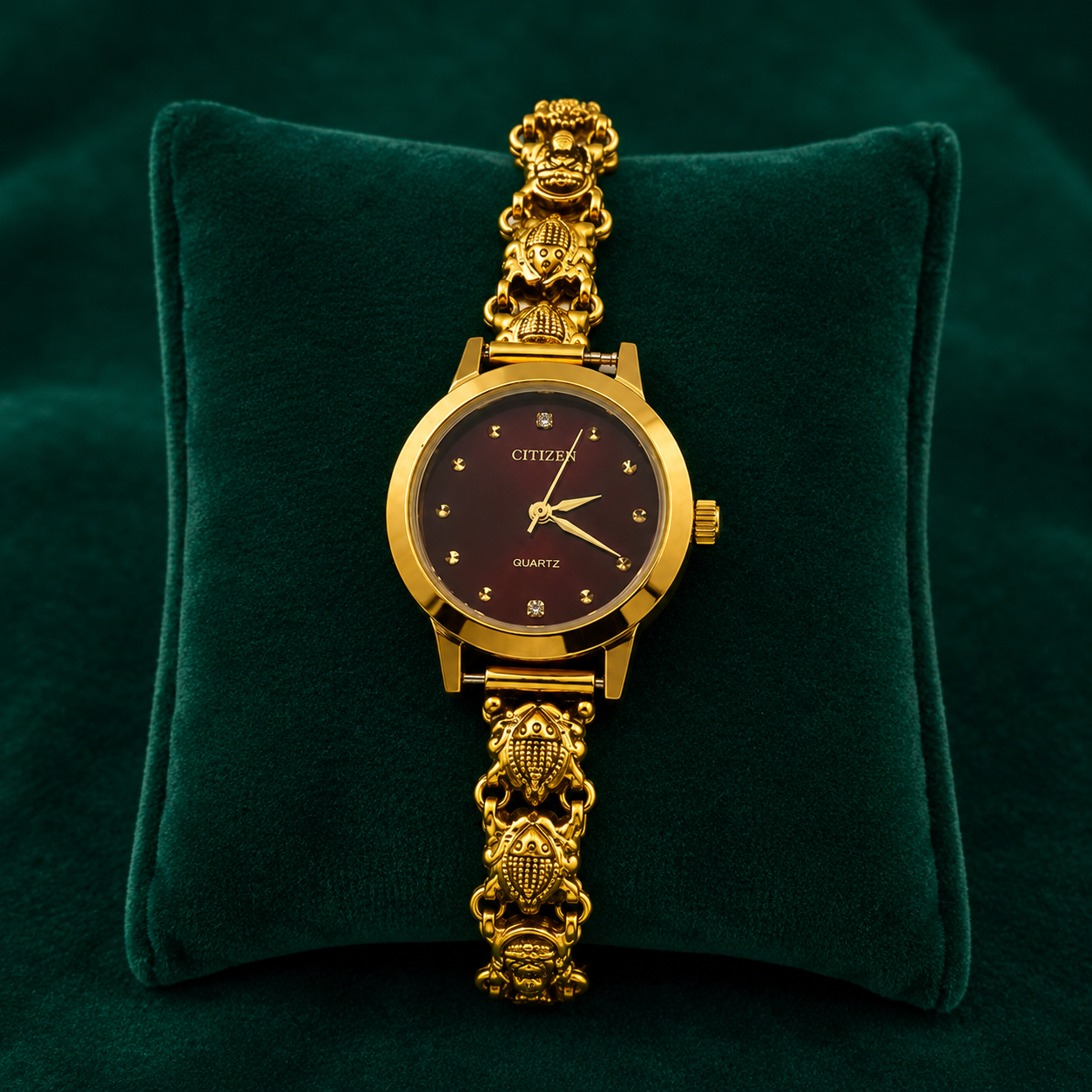 🌰✨ Cocoa Elegance Heritage Silver Watch - 4.500 GM