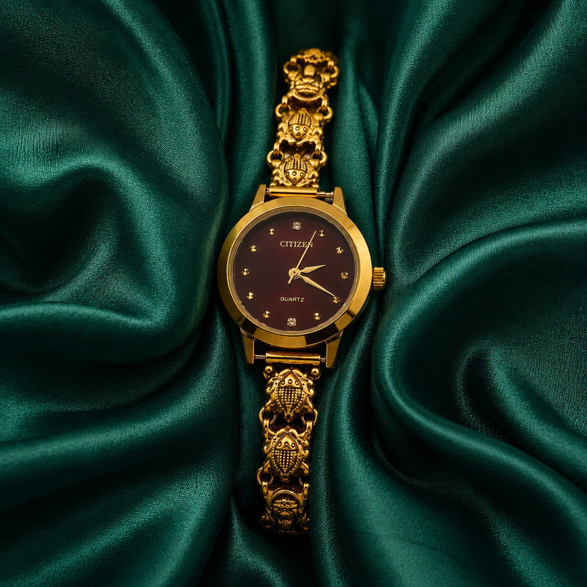 🍫💎 Mocha Jewel Heritage Silver Watch - 4.500 GM