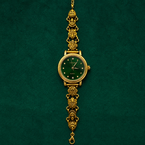 🌿💫 Evergreen Elegance Heritage Silver Watch - 4.500 GM