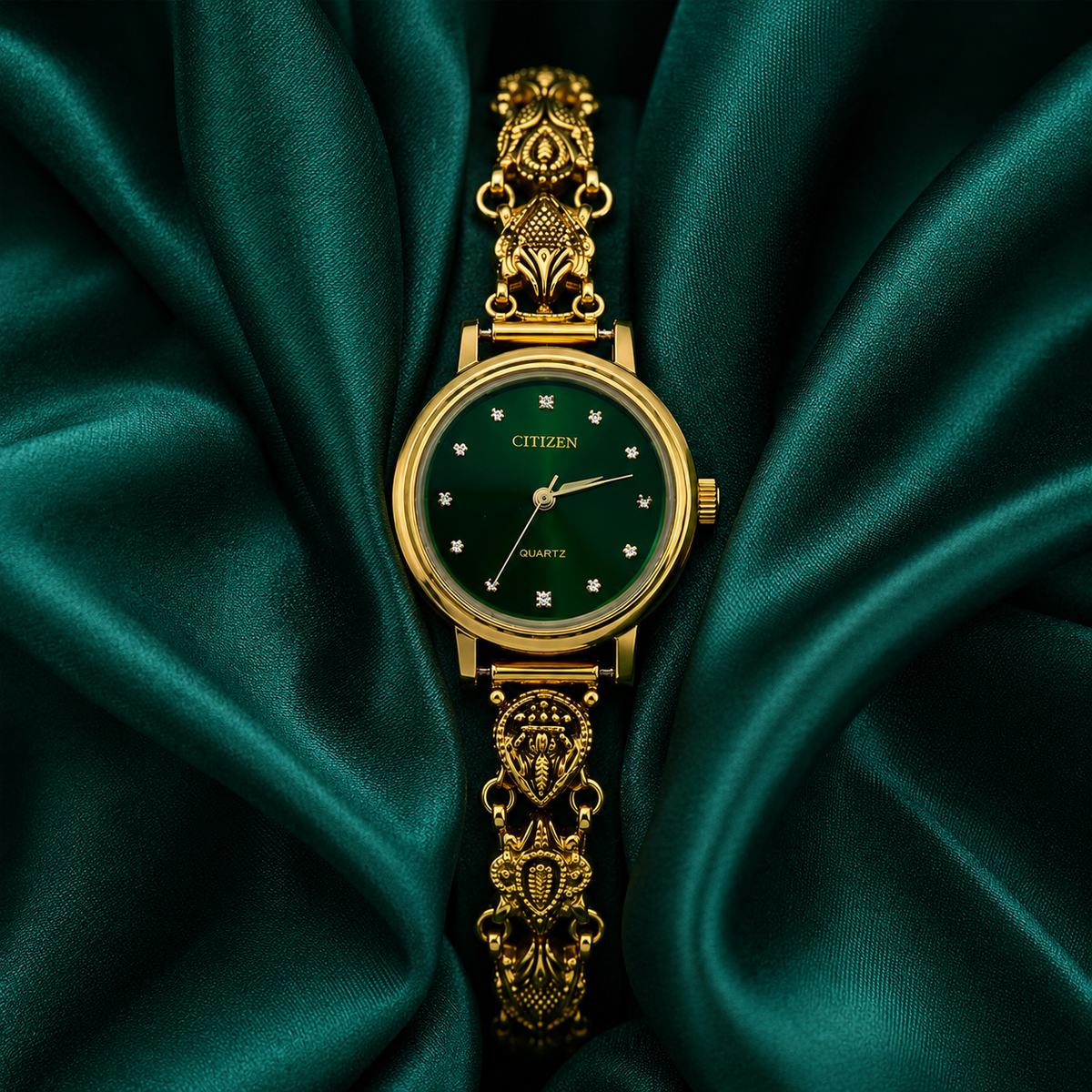 🌲💎 Forest Jewel Heritage Silver Watch - 4.500 GM