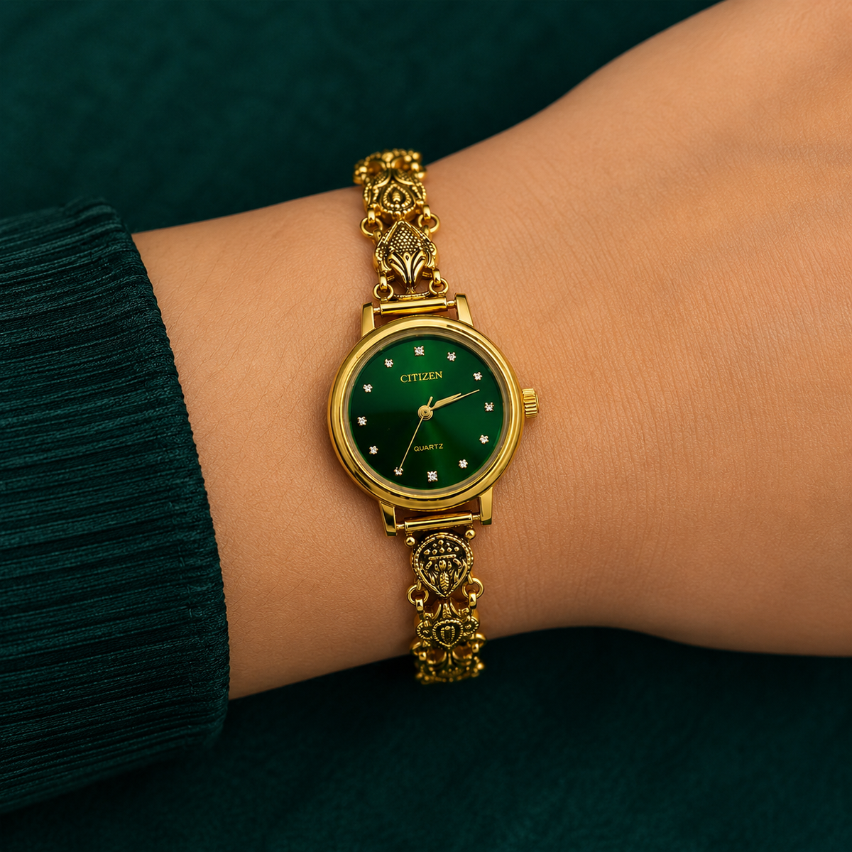 🌲💎 Forest Jewel Heritage Silver Watch - 4.500 GM