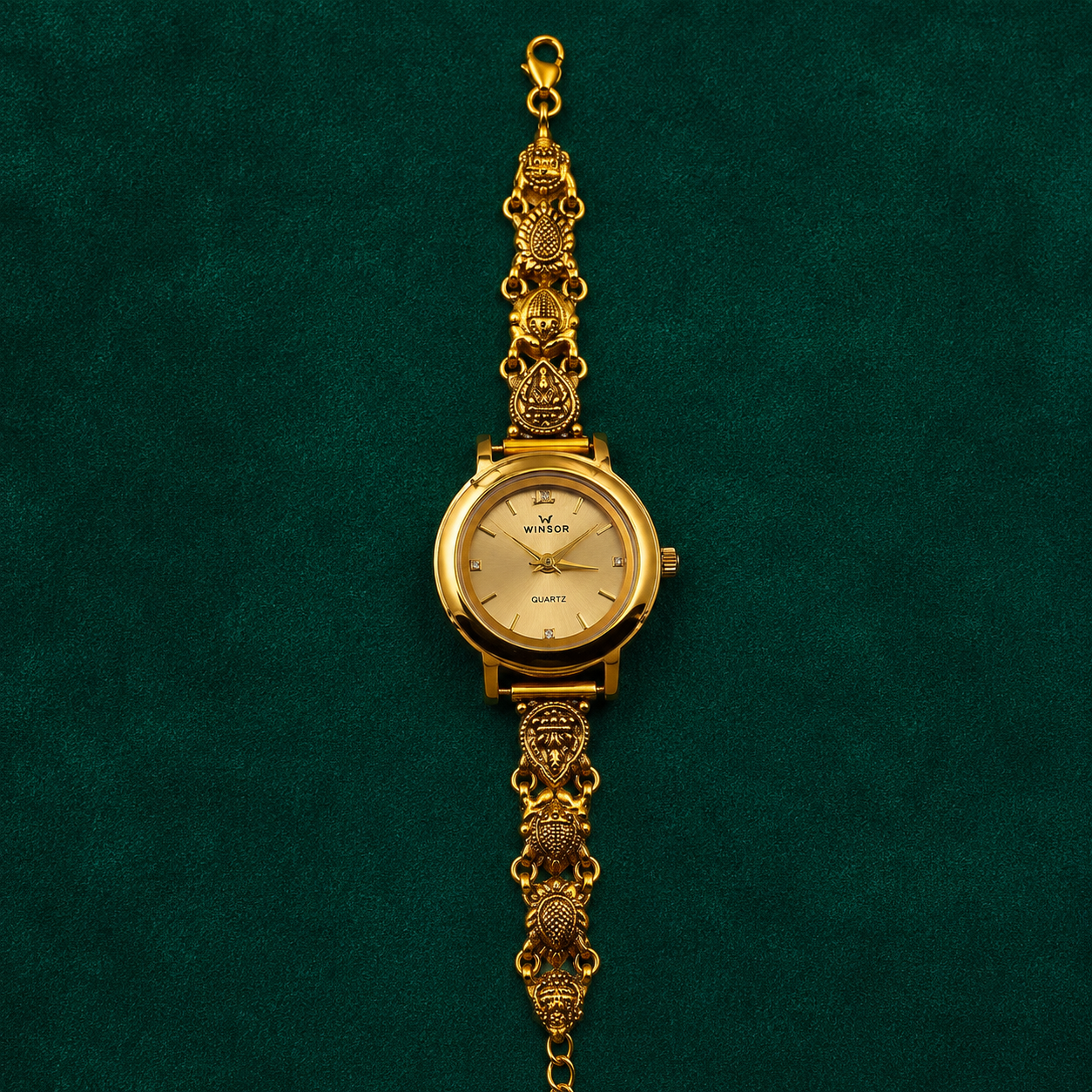👑🌼 Regal Champagne Heritage Silver Watch - 4.500 GM