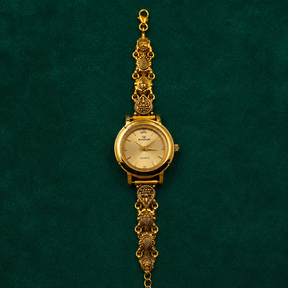 👑🌼 Regal Champagne Heritage Silver Watch - 4.500 GM