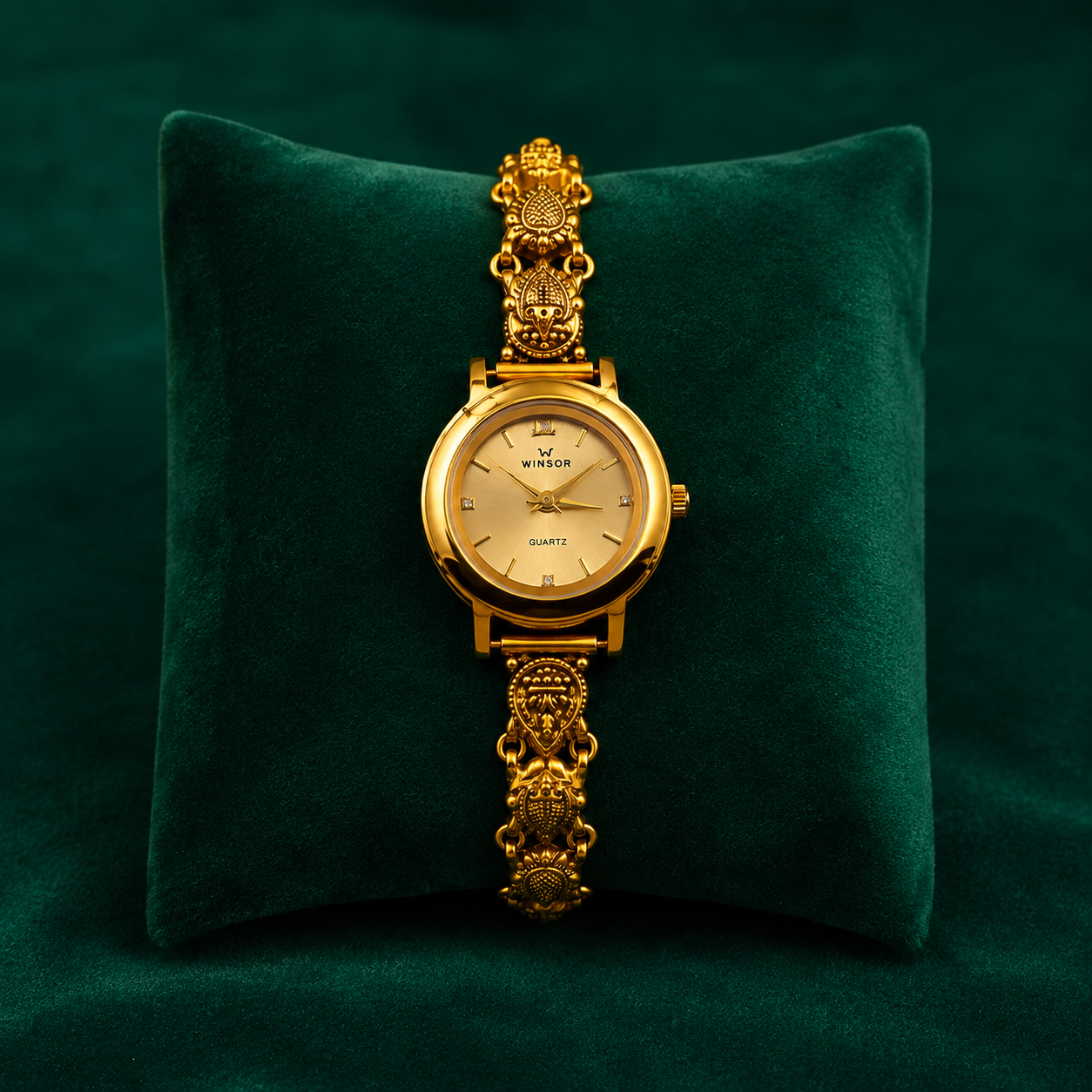 👑🌼 Regal Champagne Heritage Silver Watch - 4.500 GM