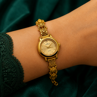 👑🌼 Regal Champagne Heritage Silver Watch - 4.500 GM