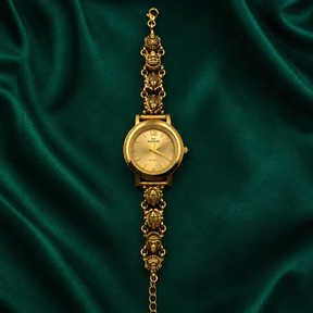 🌟🥂 Champagne Glow Heritage Silver Watch
