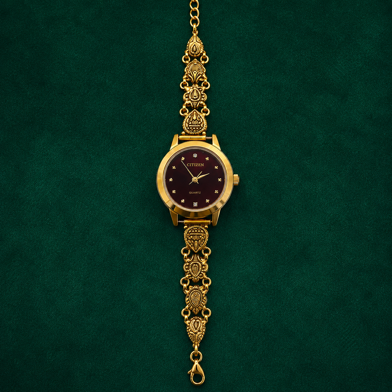 🍒💫 Deep Cherry Heritage Silver Watch - 4.500 GM