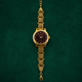 🍒💫 Deep Cherry Heritage Silver Watch - 4.500 GM