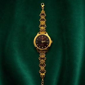 🤎🌟 Espresso Jewel Heritage Silver Watch - 4.500 GM