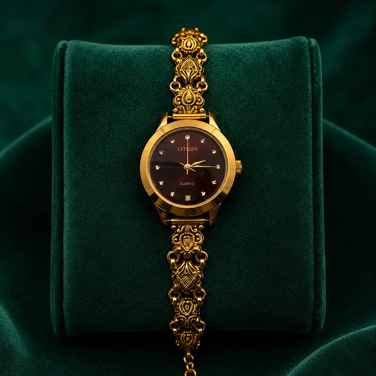 🤎🌟 Espresso Jewel Heritage Silver Watch - 4.500 GM