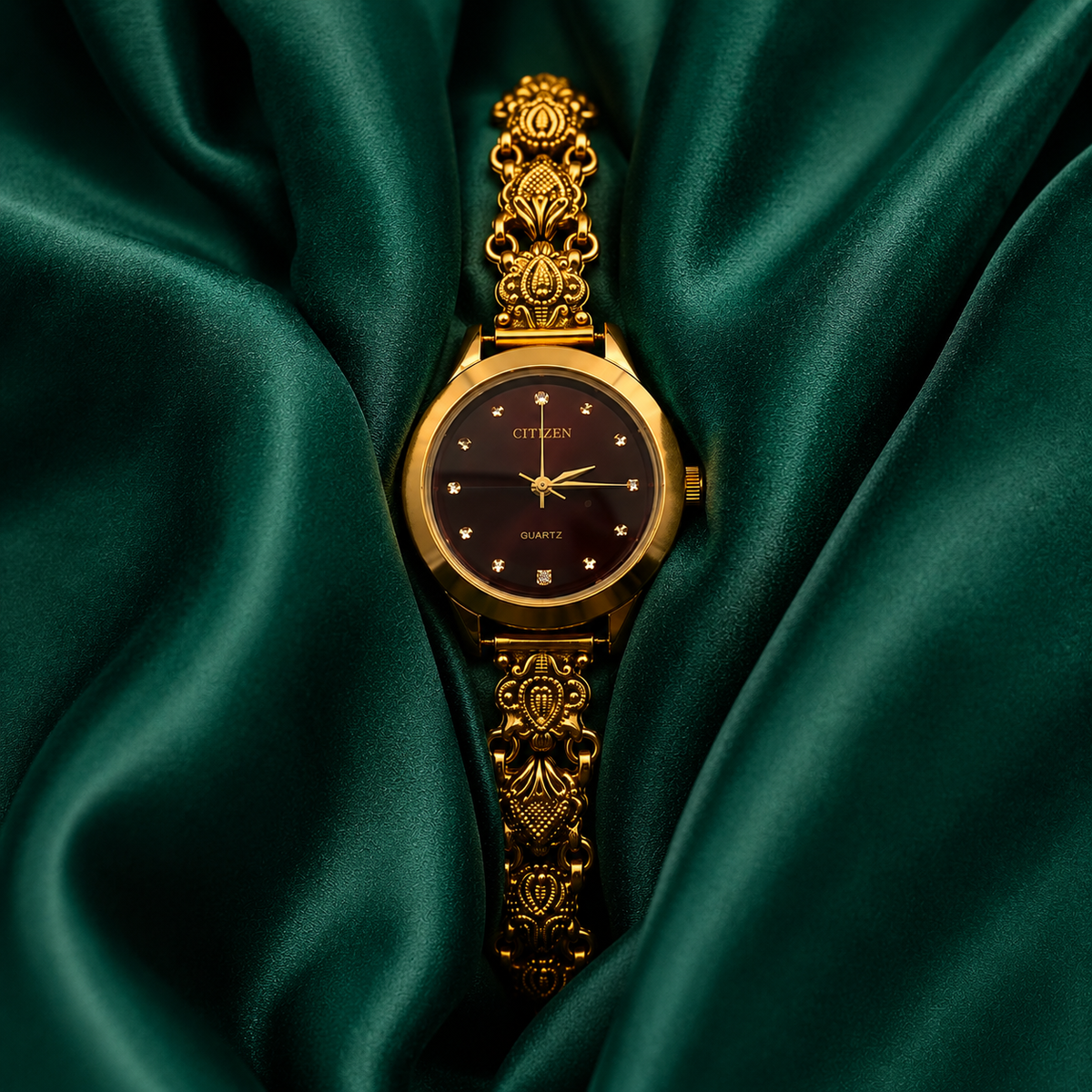 🤎🌟 Espresso Jewel Heritage Silver Watch - 4.500 GM