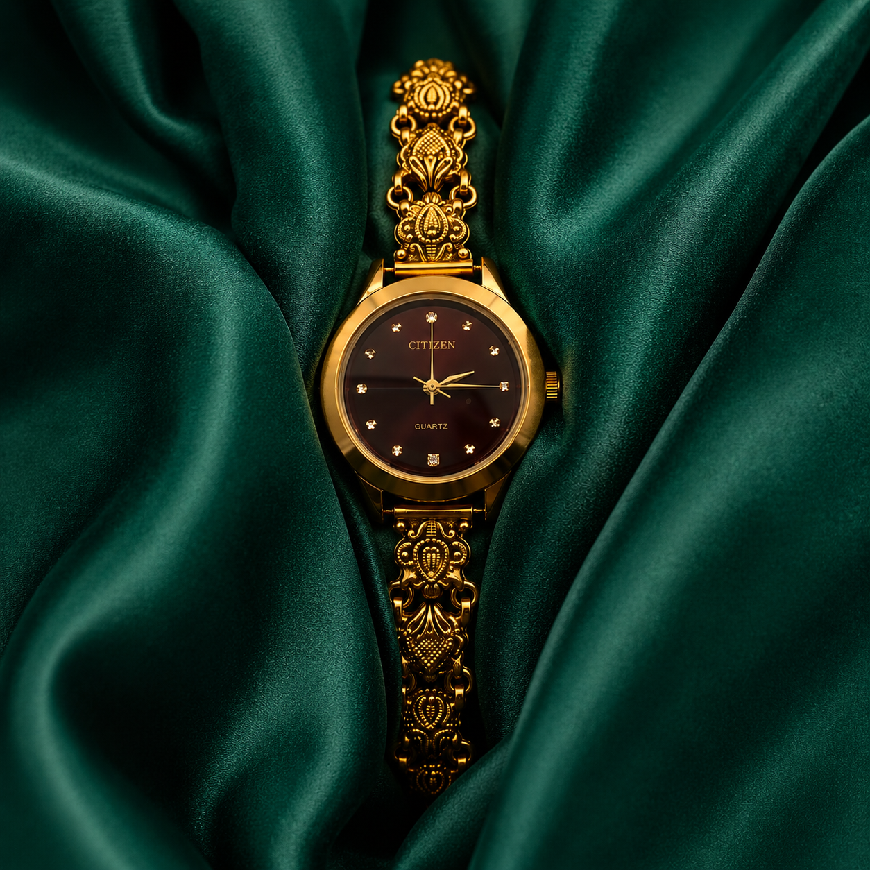 🤎🌟 Espresso Jewel Heritage Silver Watch - 4.500 GM
