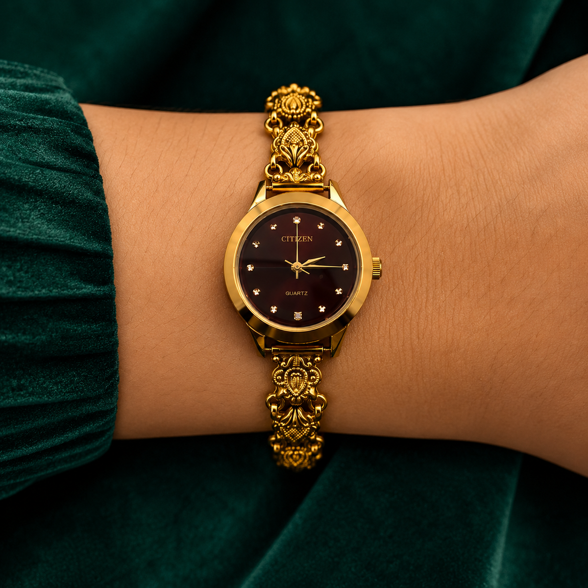 🤎🌟 Espresso Jewel Heritage Silver Watch - 4.500 GM