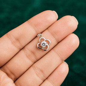 ✨ Crystal Petal Pendant - 0.750 GM
