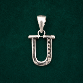 ✨ Crystal Initial U Pendant  - 1.033 GM
