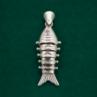 ✨ Ruby Fish Pendant - 2.970 GM