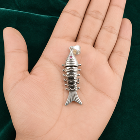 ✨ Ruby Fish Pendant - 2.905 GM