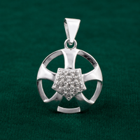 ✨ Crystal Crest Pendant - 1.520 GM