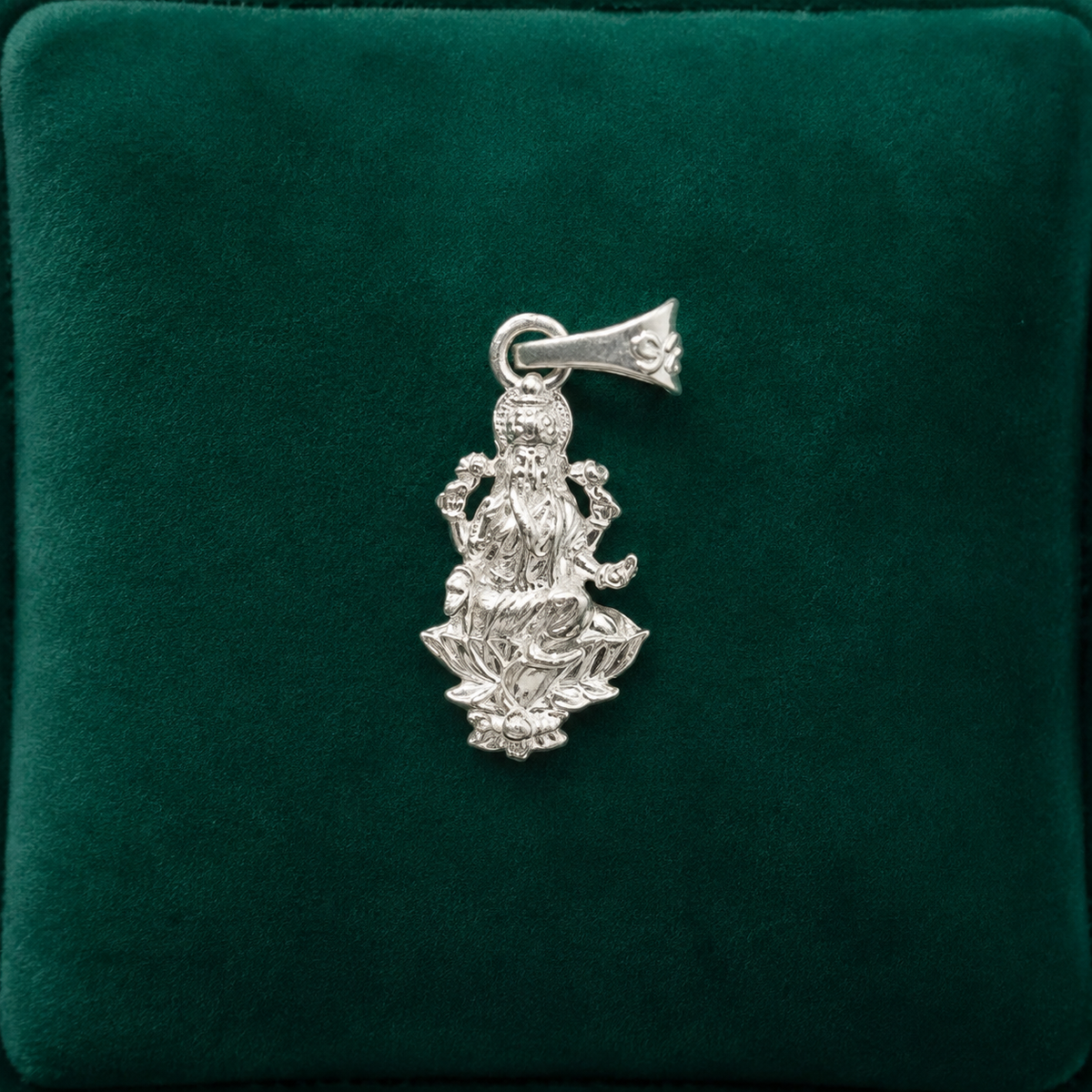 ✨ Lotus Lakshmi Pendant - 1.973 GM
