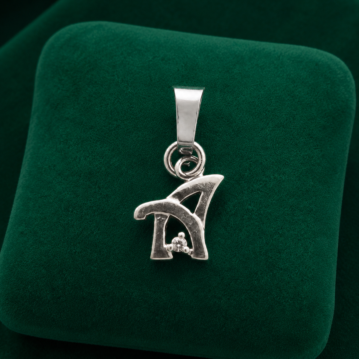 ✨ Grace Initial A Pendant - 0.628 GM