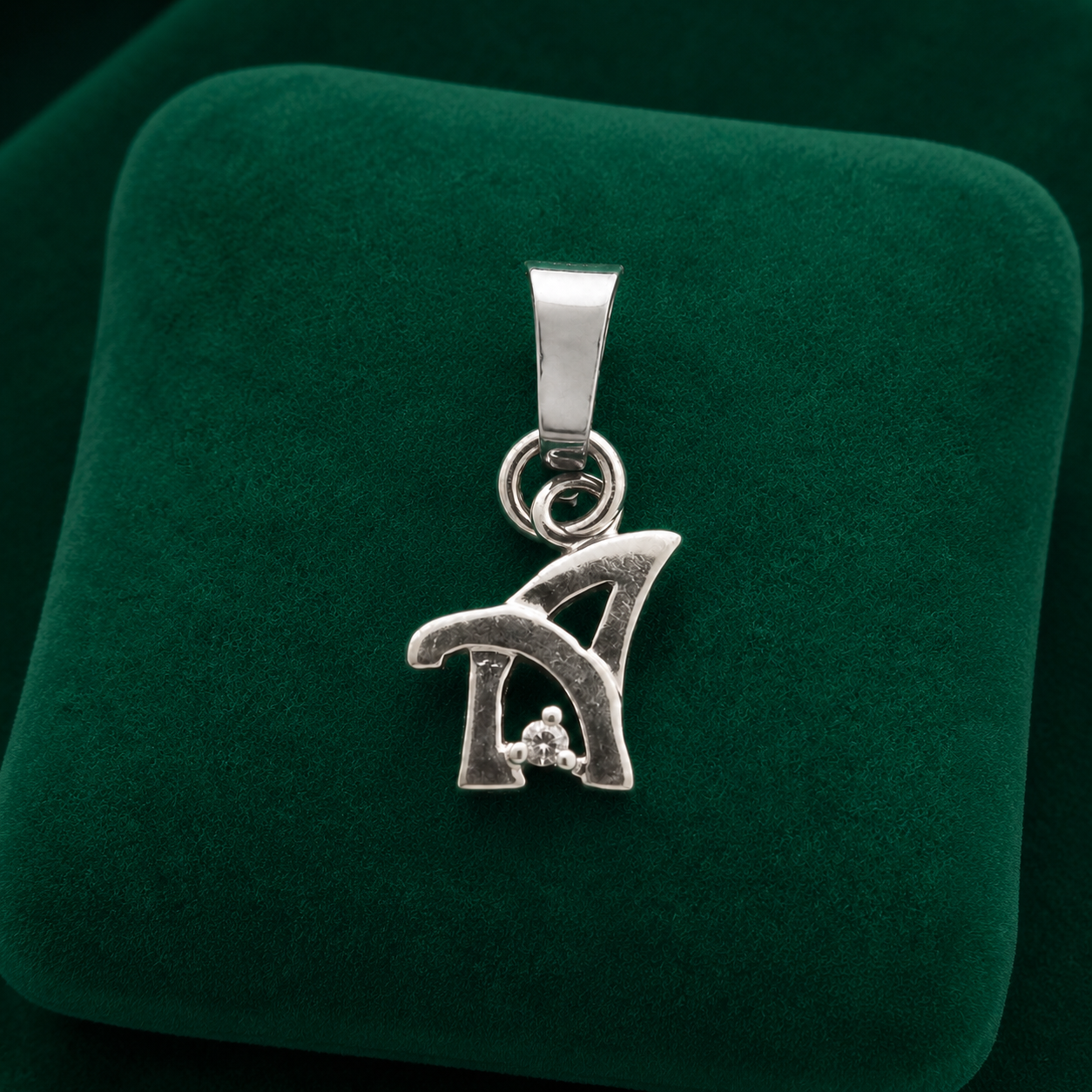 ✨ Grace Initial A Pendant - 0.628 GM