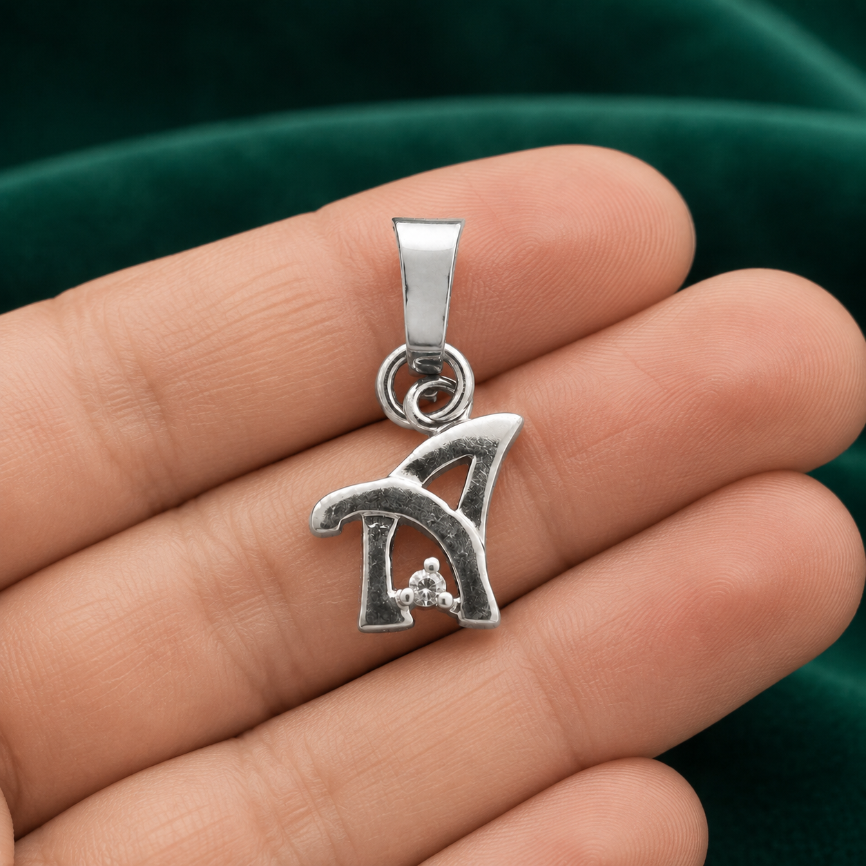 ✨ Grace Initial A Pendant - 0.628 GM