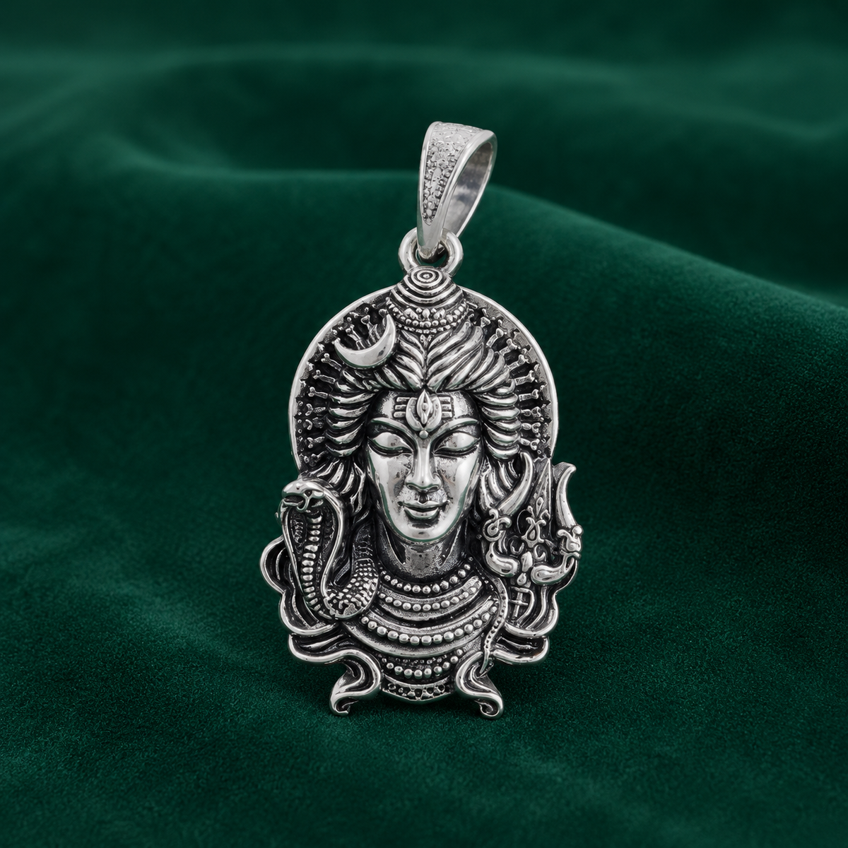 ✨ Trishul Shiva Pendant - 9.590 GM
