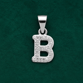 ✨ Crystal Initial B Pendant - 1.100 GM