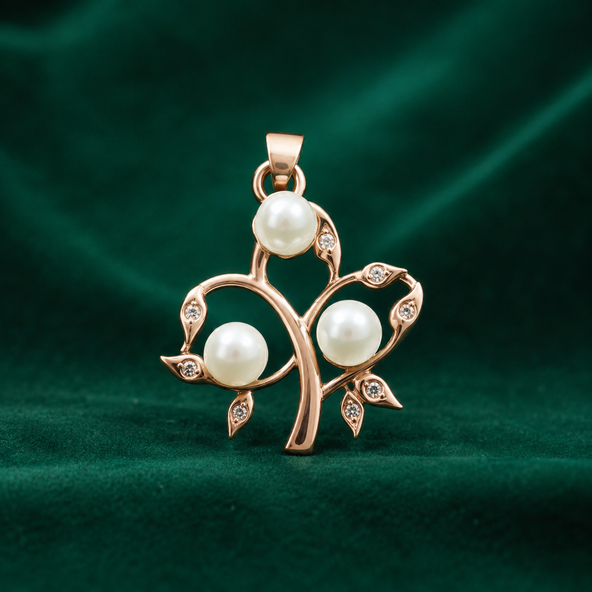 ✨ Pearl Vine Pendant - 1.315 GM
