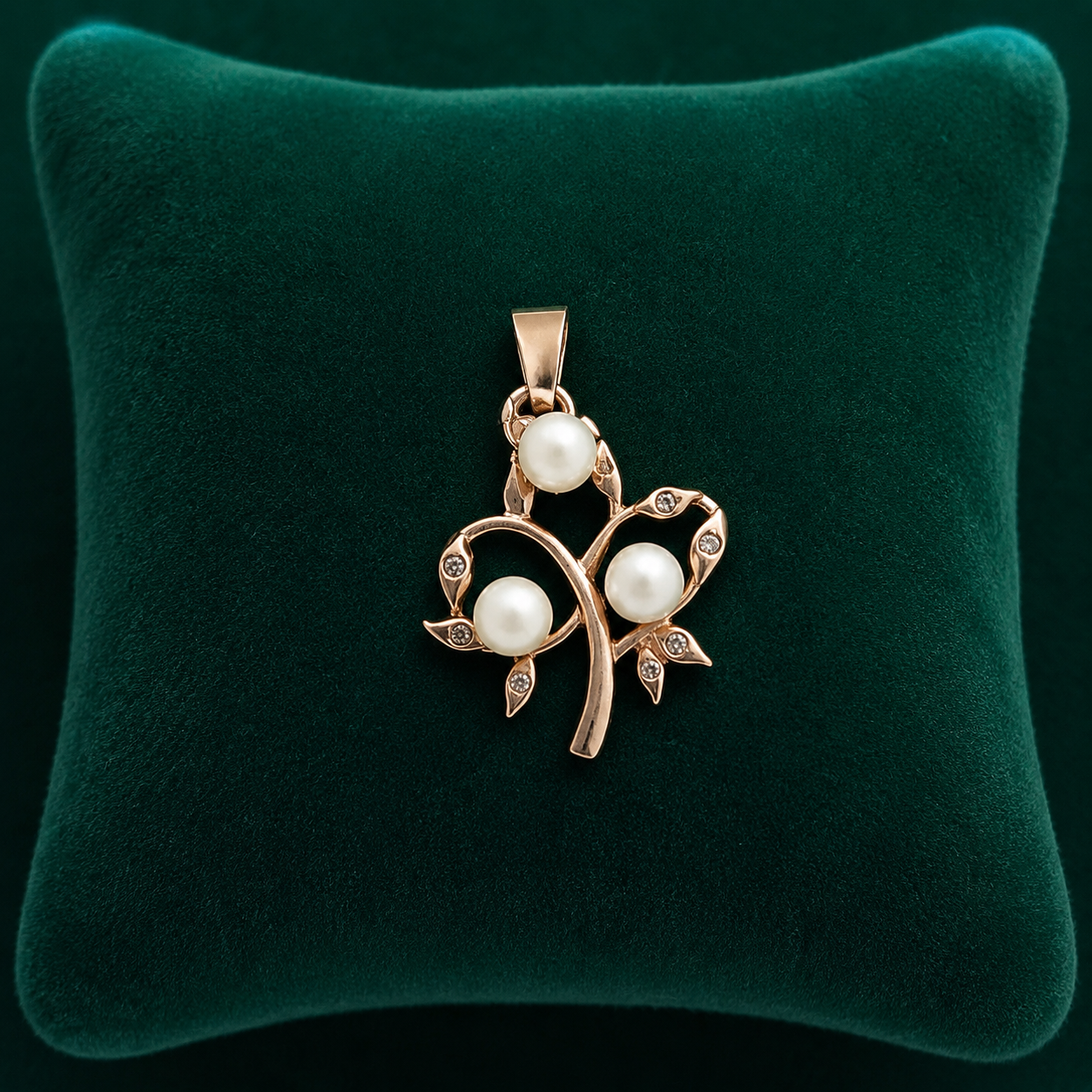 ✨ Pearl Vine Pendant - 1.315 GM