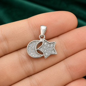 ✨ Celestial Moon Star Pendant - 2.213 GM
