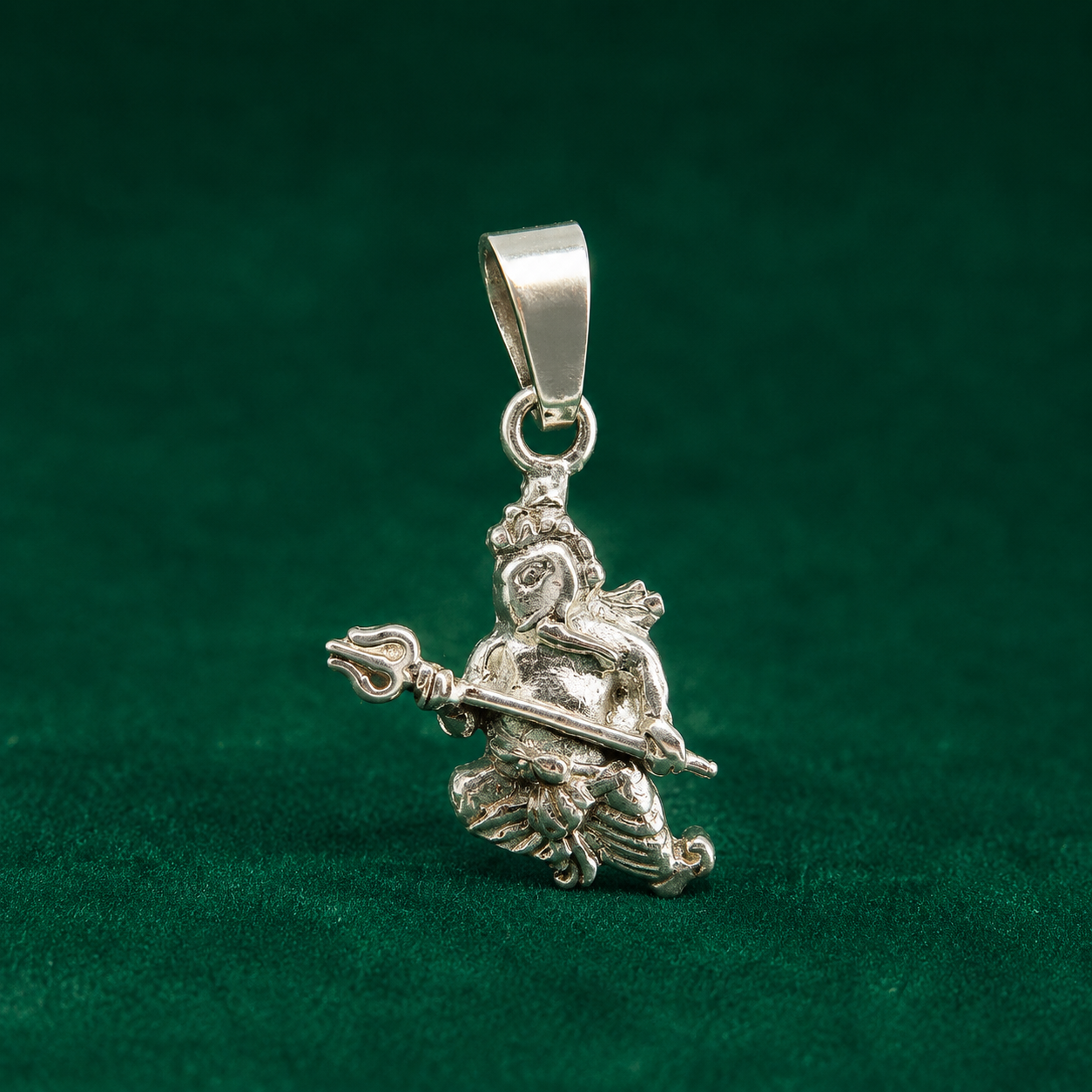 Divine Trishul Krishna Pendant - 2.152 GM