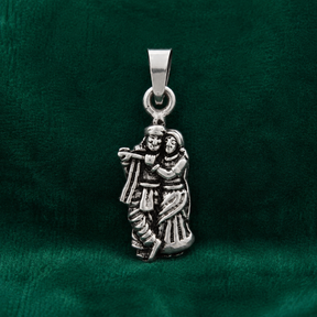 Divine Radha Krishna Pendant - 2.330 GM