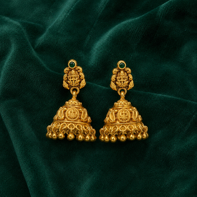✨ Divine Lakshmi Temple Jhumki - 11.084 GM