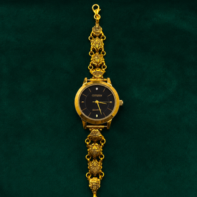 🖤 Heritage Black Dial Watch - 4.500 GM