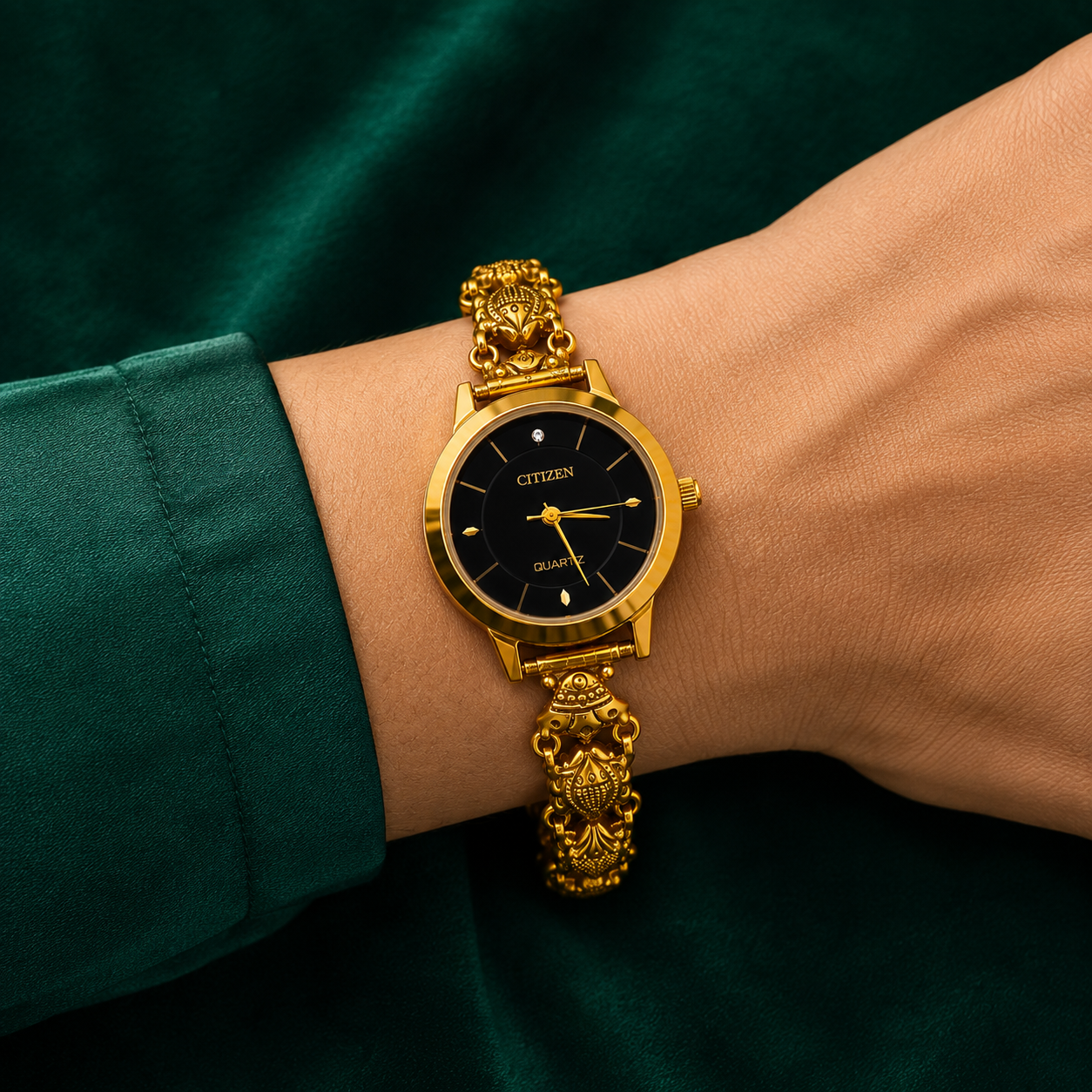 🖤 Heritage Black Dial Watch - 4.500 GM