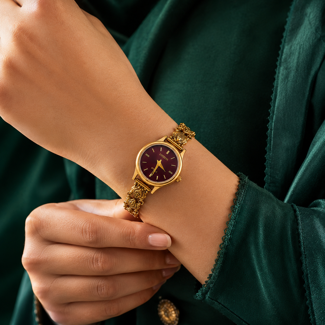 💜 Heritage Purple Dial Watch - 4.500 GM