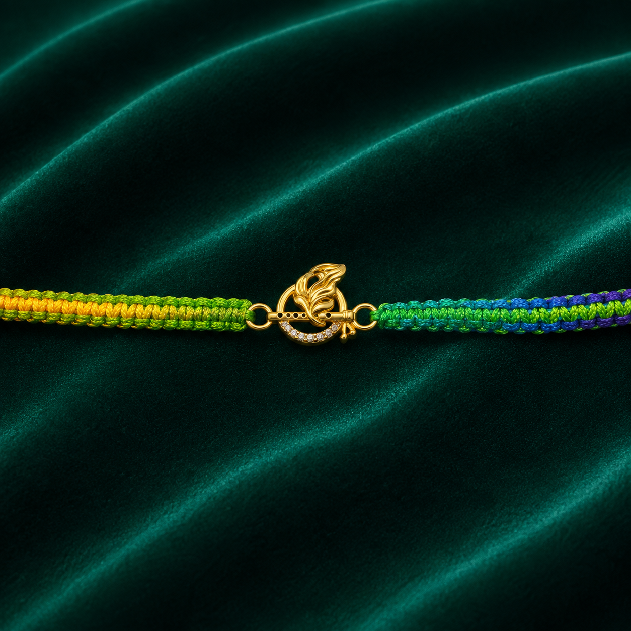 🦚 Peacock Feather Rakhi