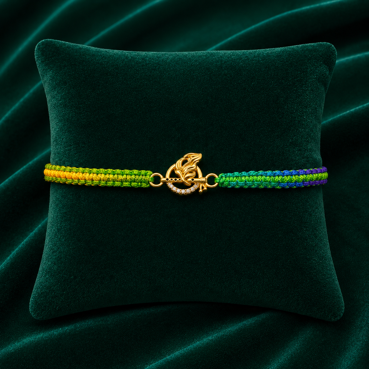 🦚 Peacock Feather Rakhi