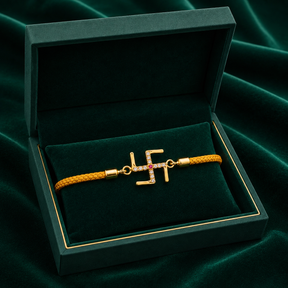 🕉️ Swastik Stone Rakhi