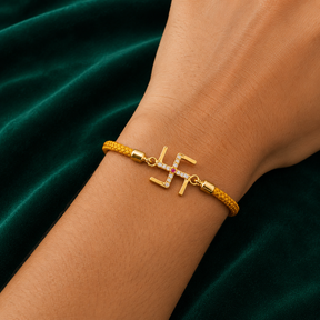 🕉️ Swastik Stone Rakhi