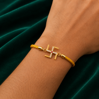 🕉️ Swastik Stone Rakhi