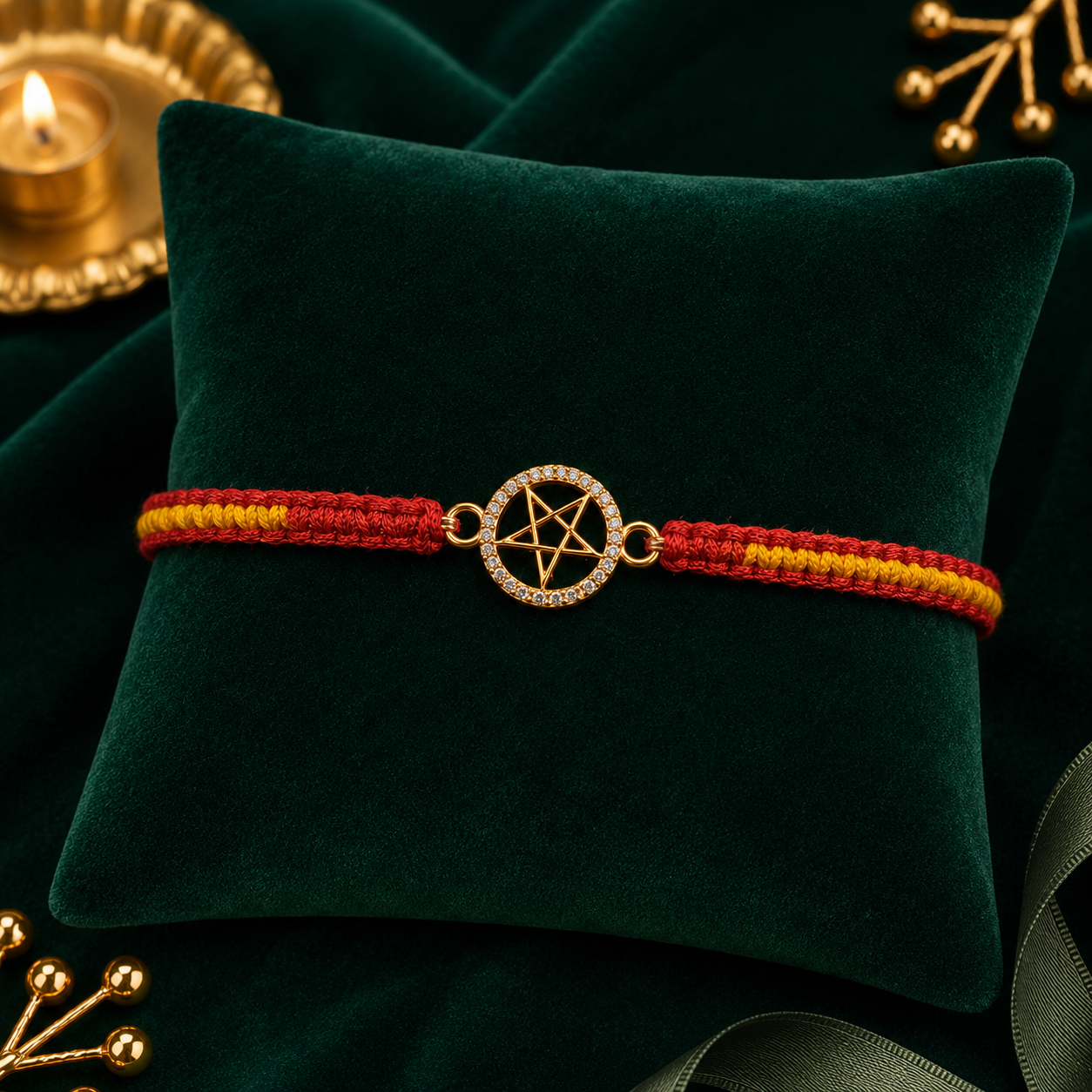 ⭐ Star Circle Rakhi