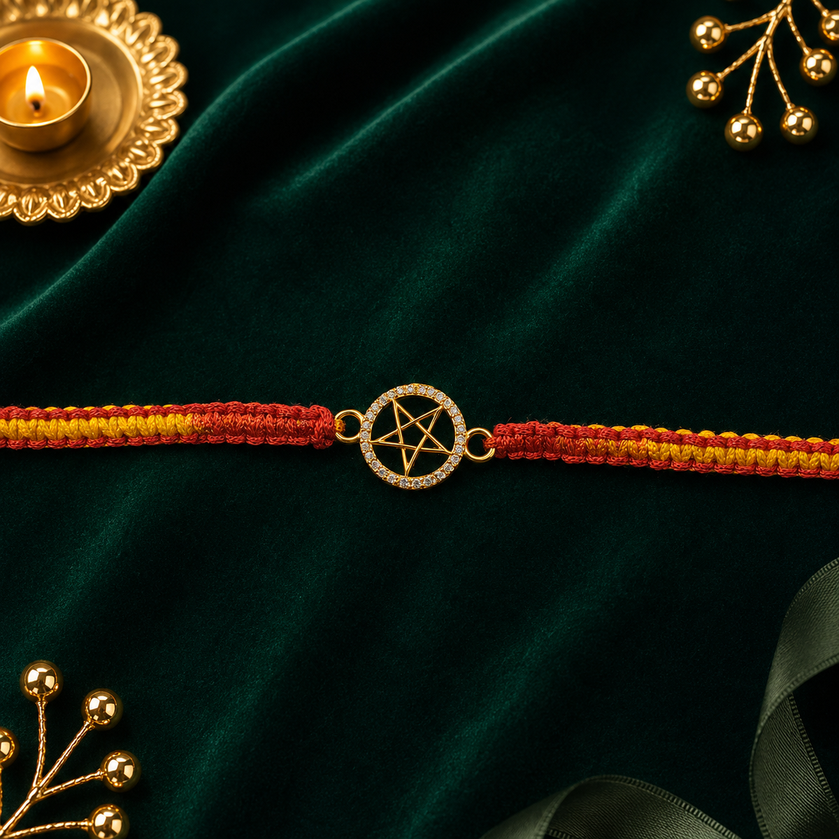 ⭐ Star Circle Rakhi