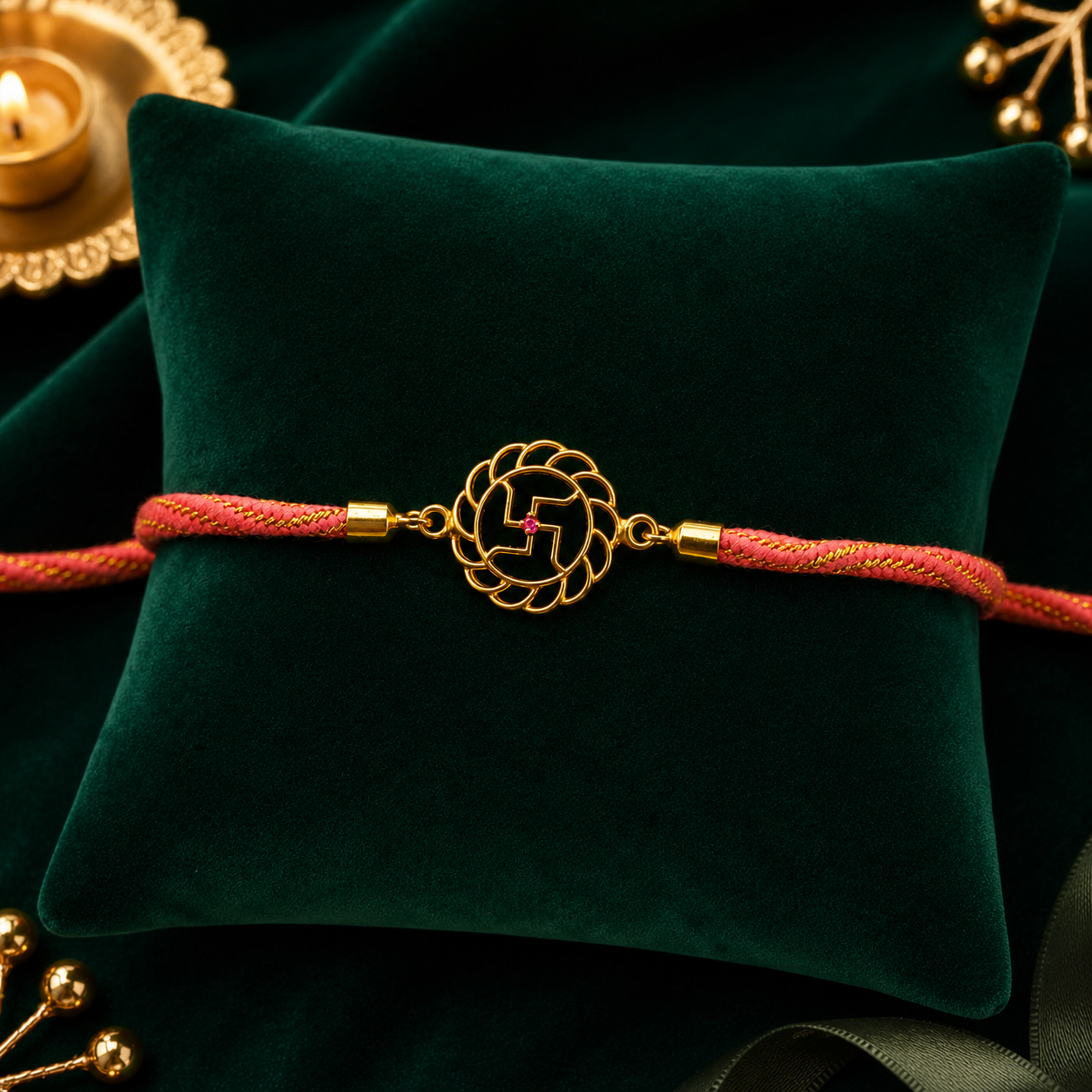 🕉️ Swastik Chakra Rakhi